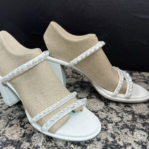 Dolce Vita Tinker Pearl Embellished Dress Sandals Size 8.5